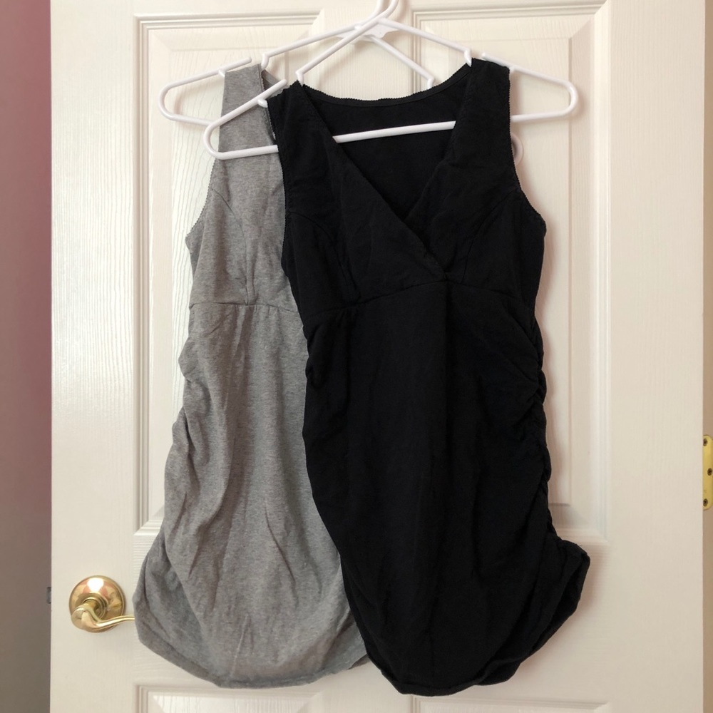 Maternity/Nursing Tank Tops - 2 Pack